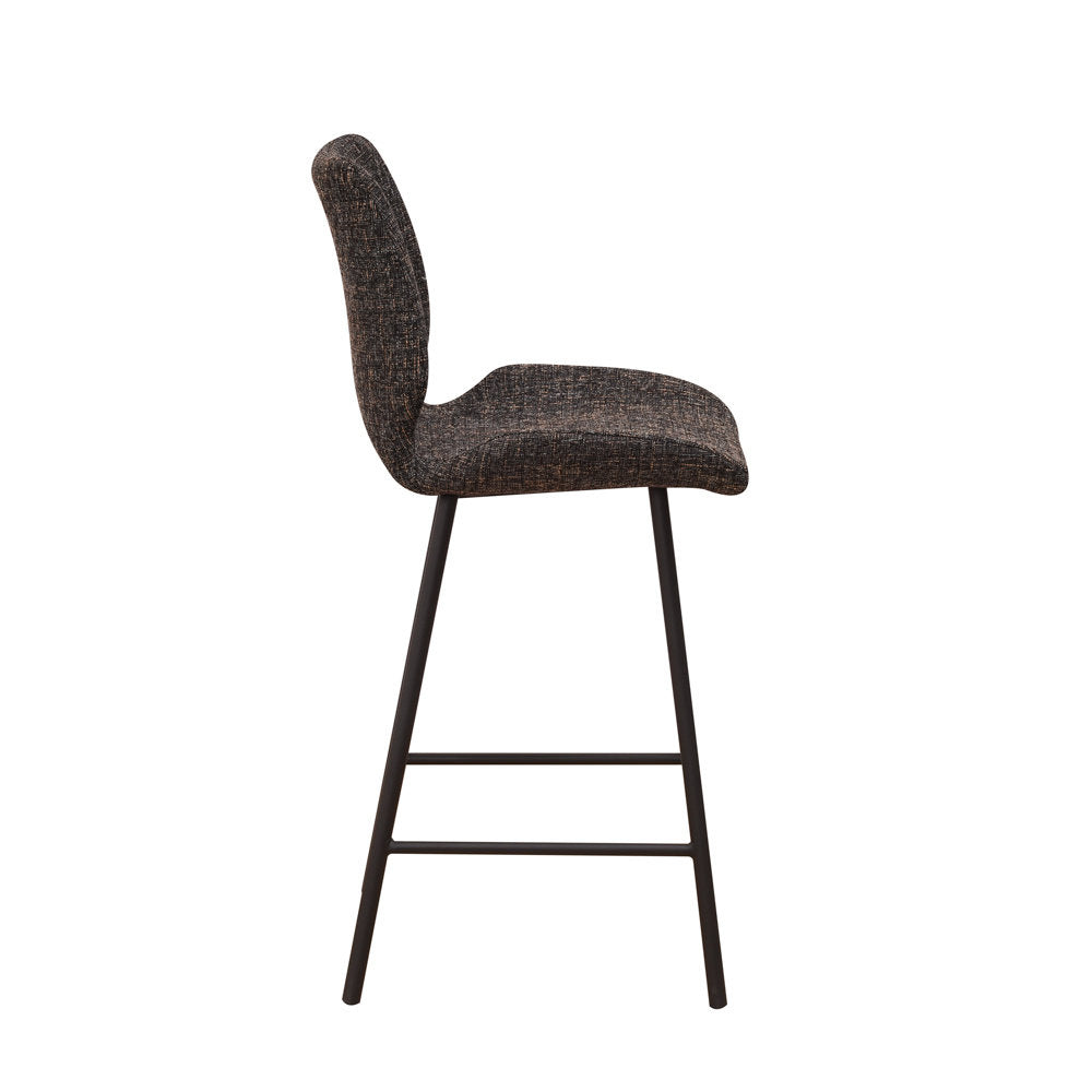 Barron barkruk Black chenille