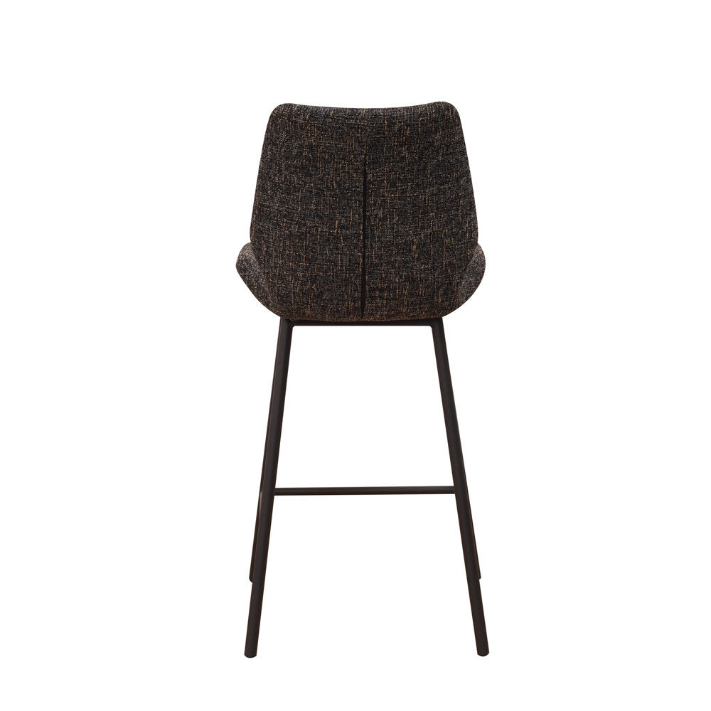 Barron barkruk Black chenille