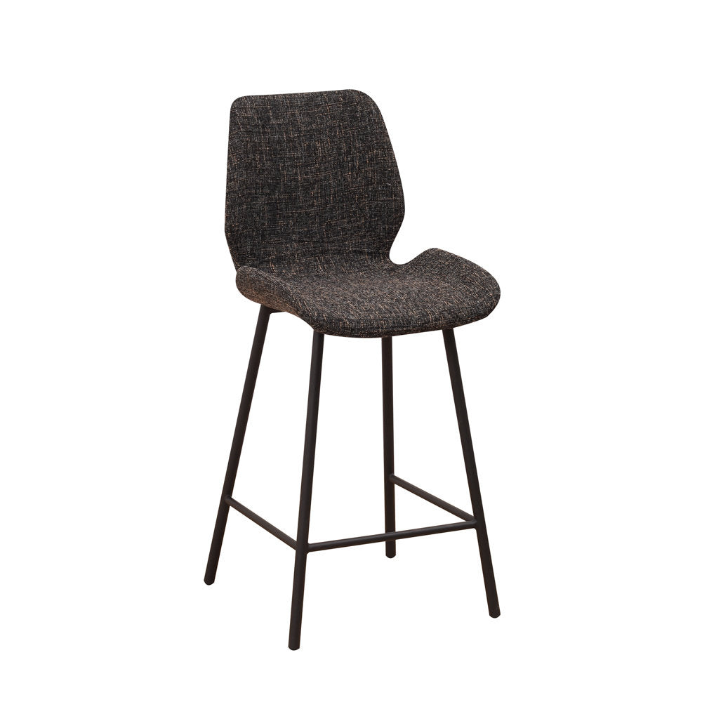 Barron barkruk Black chenille