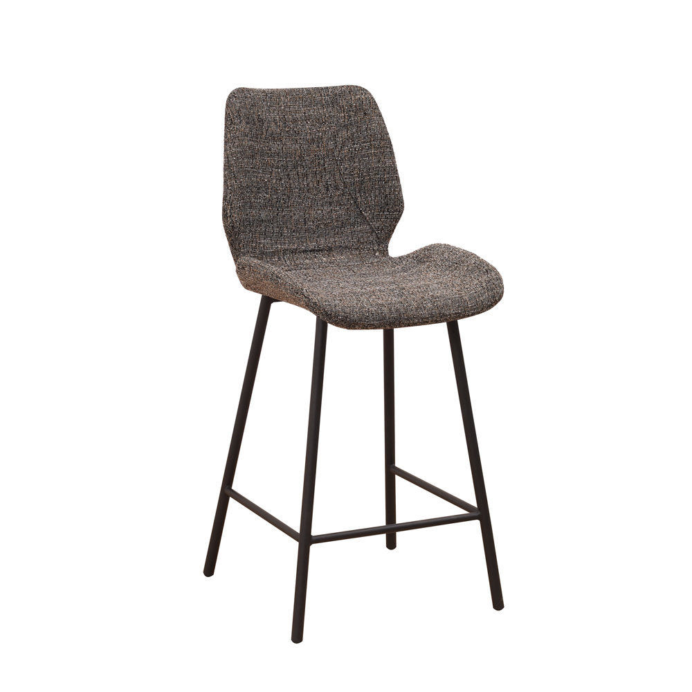 Barron barkruk Dark Grey chenille