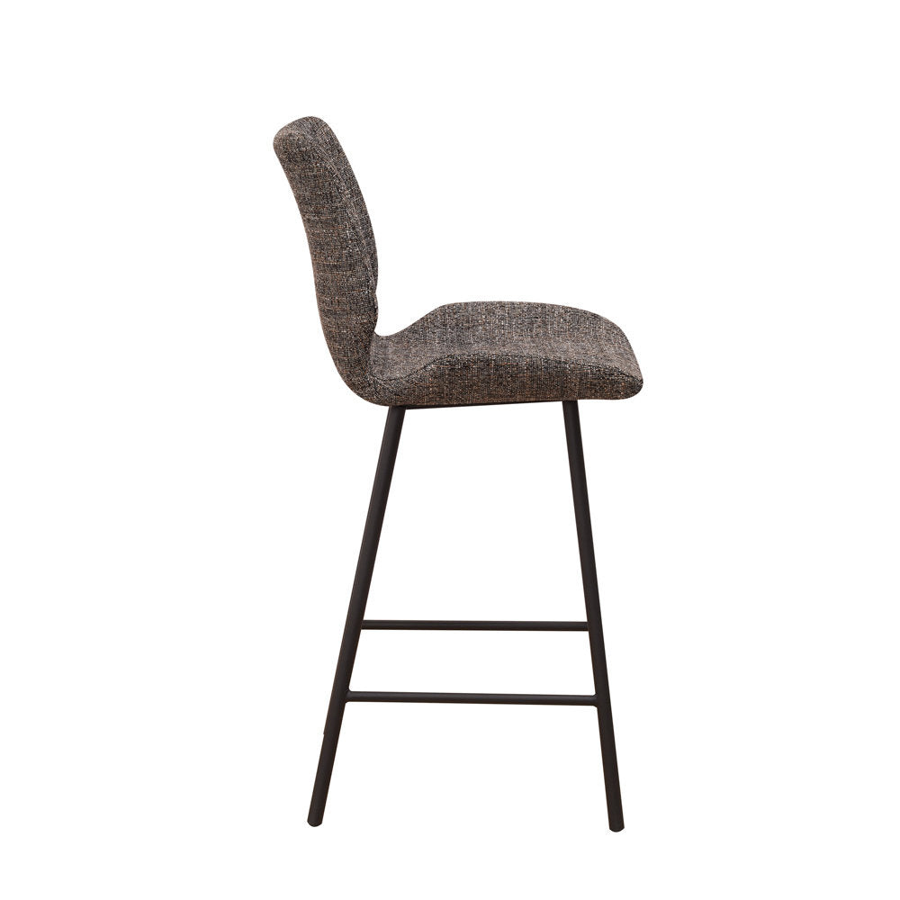 Barron barkruk Dark Grey chenille