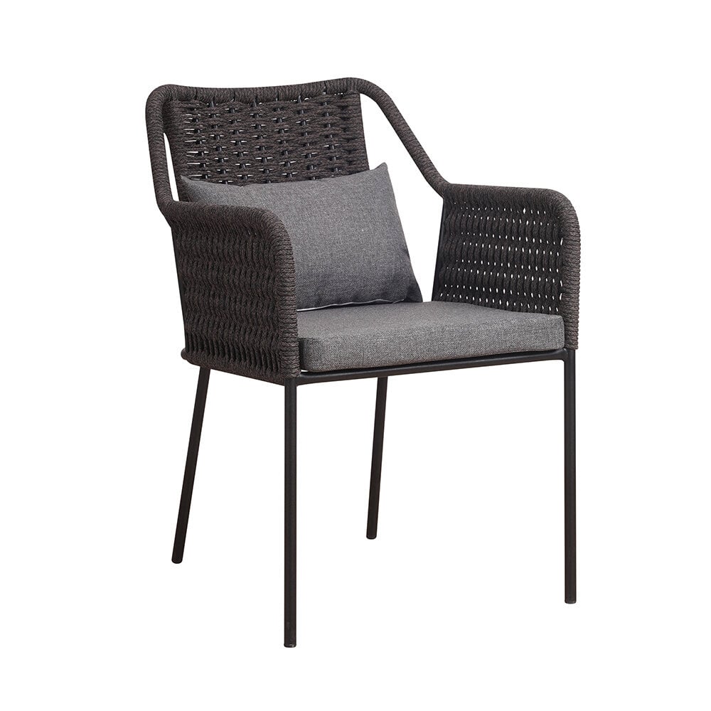 Breda outdoor dining chair black