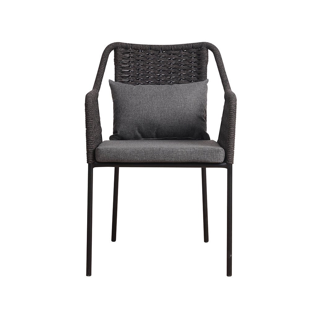 Breda outdoor dining chair black