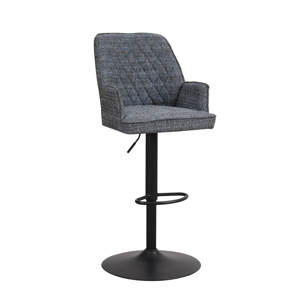 Donny barkruk Blue chenille
