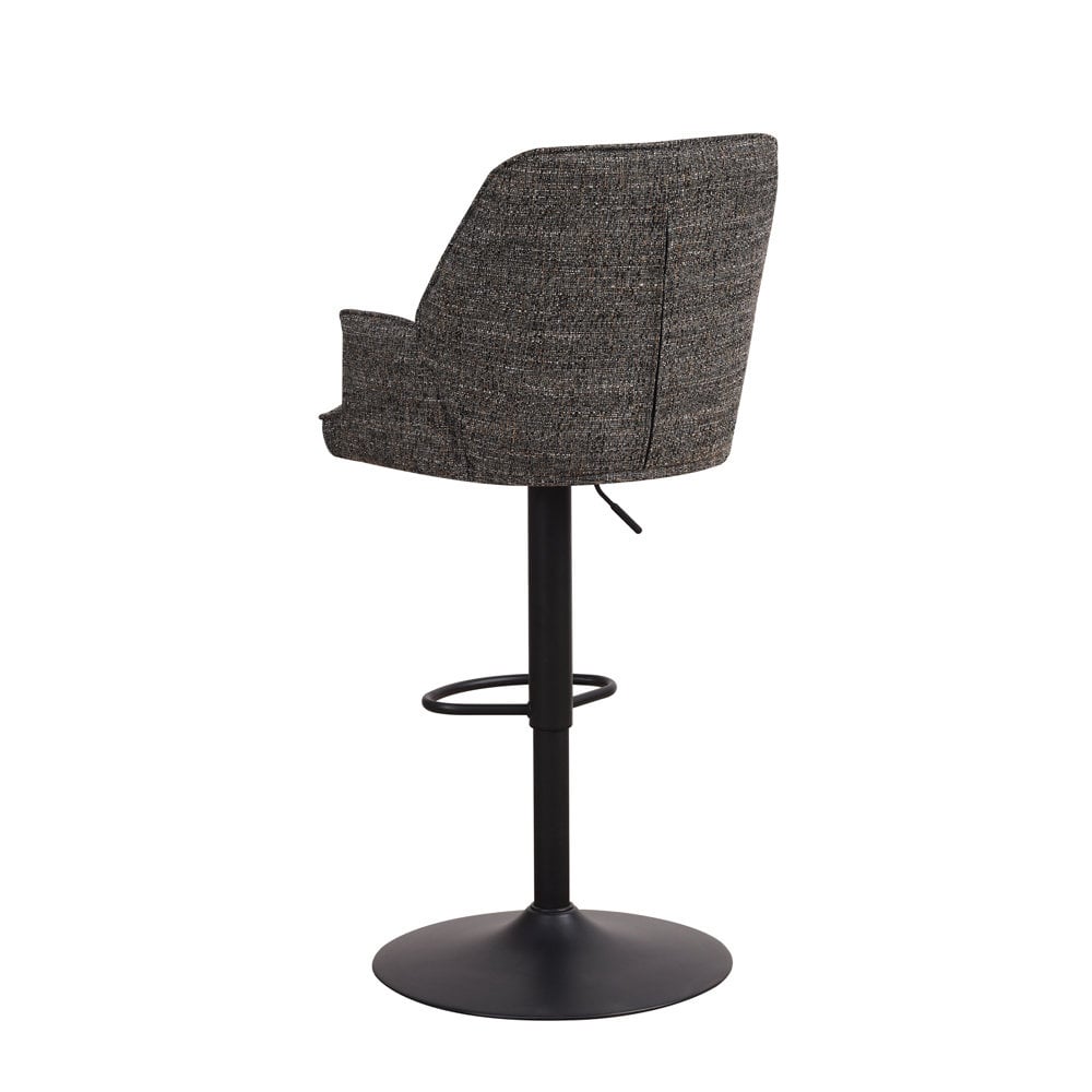 Donny barkruk Dark Grey chenille
