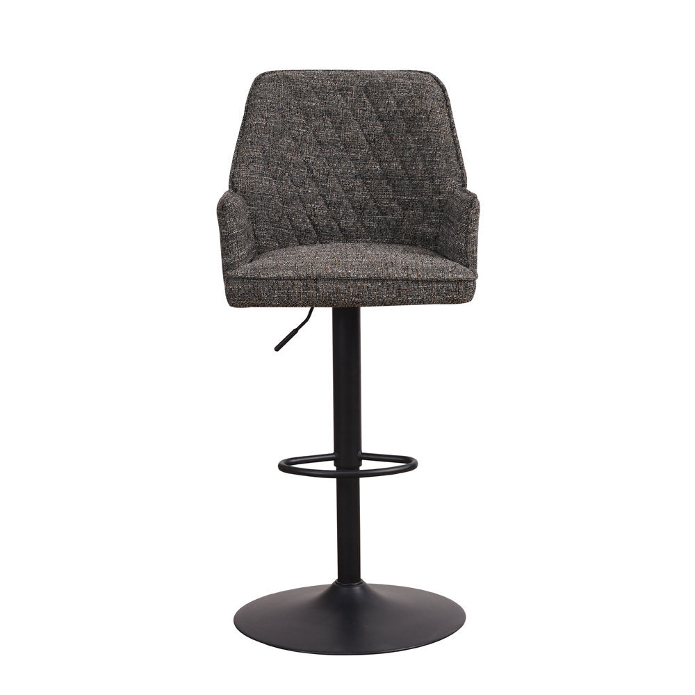 Donny barkruk Dark Grey chenille