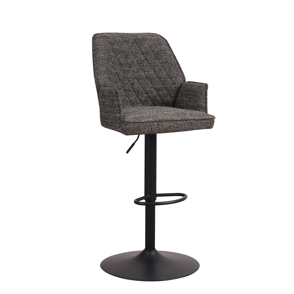 Donny barkruk Dark Grey chenille