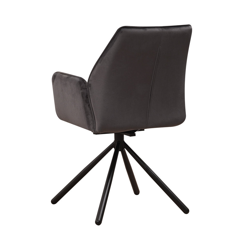 Donny velvet Anthracite