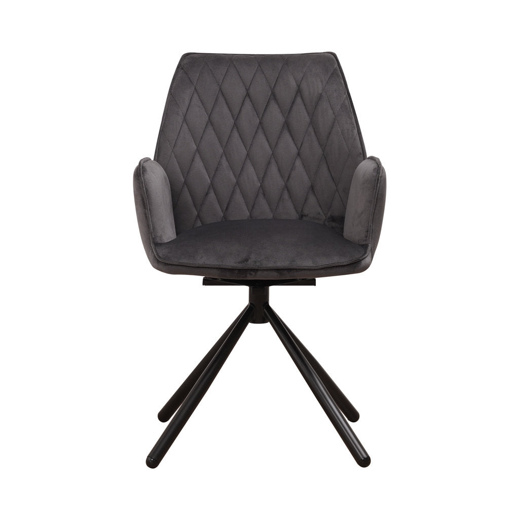 Donny velvet Anthracite