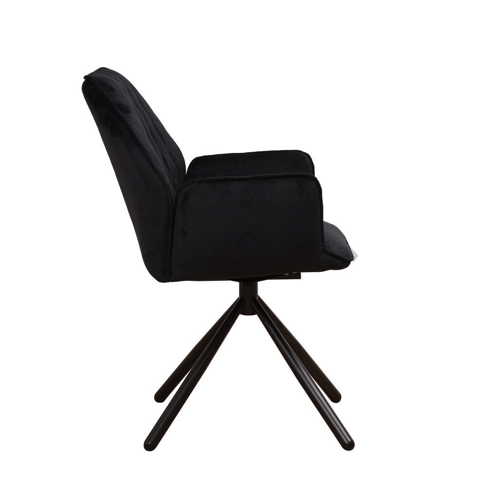 Donny velvet Black