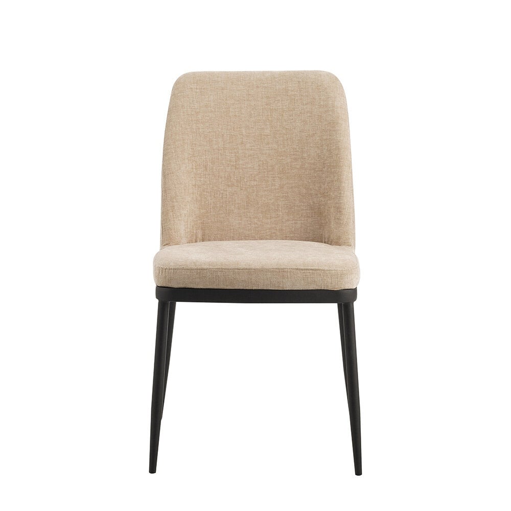 Eetkamerstoel Auxerre chenille beige