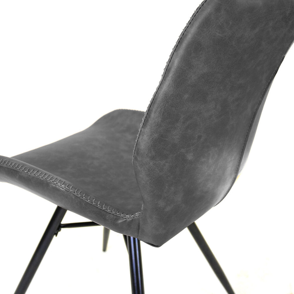 Eetkamerstoel Barron anthracite new PU