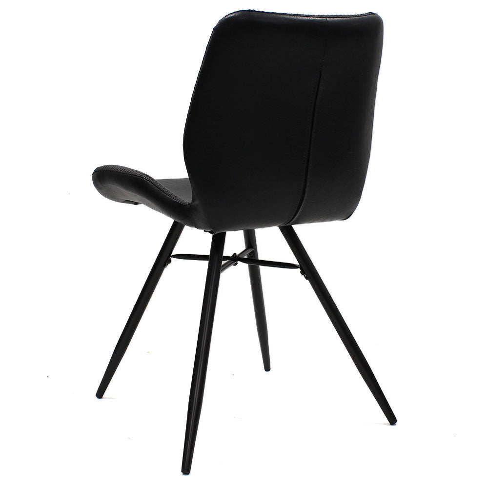 Eetkamerstoel Barron black new PU