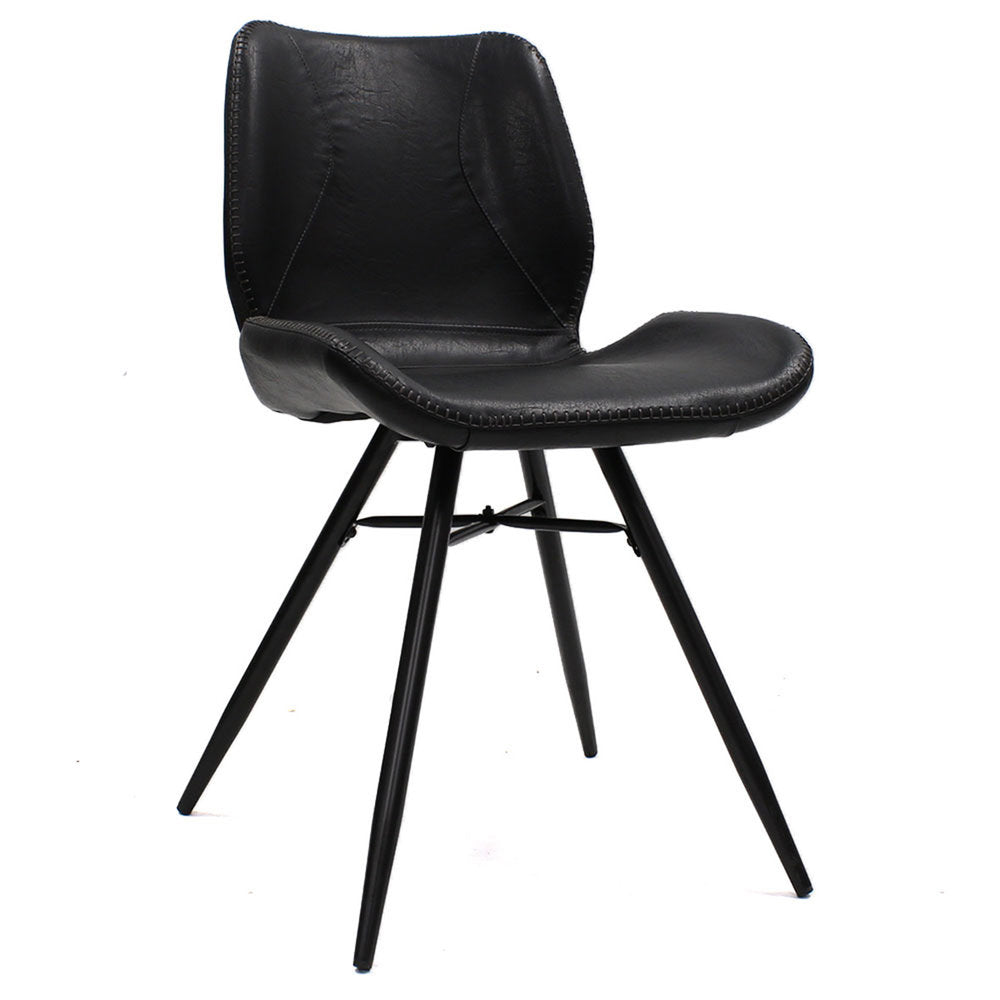 Eetkamerstoel Barron black new PU