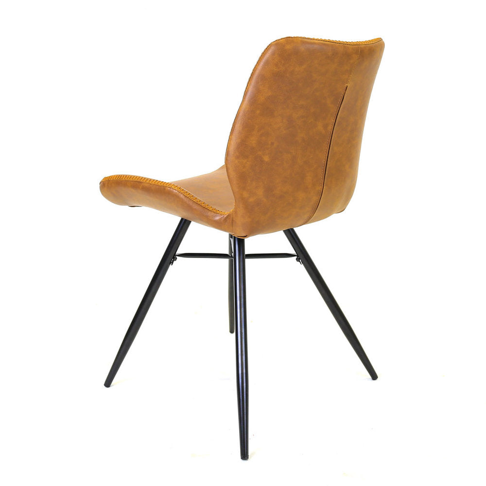 Eetkamerstoel Barron cognac new PU
