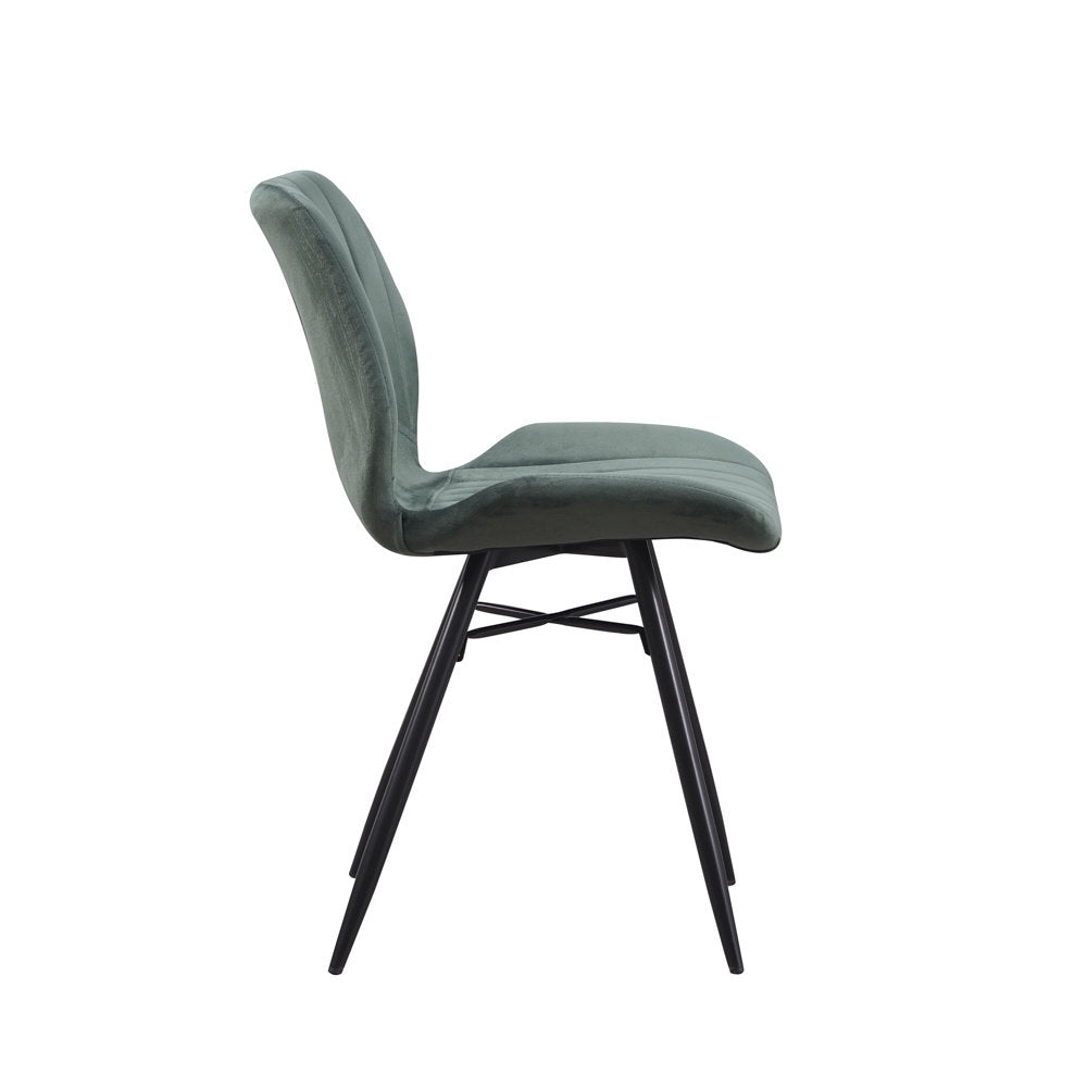 Eetkamerstoel Barron Velvet Green