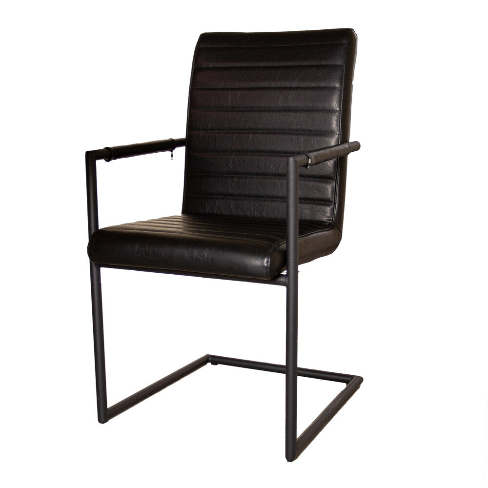 Eetkamerstoel Bars black new PU