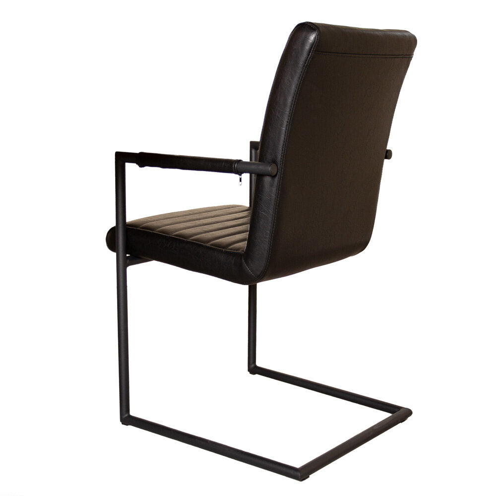 Eetkamerstoel Bars black new PU