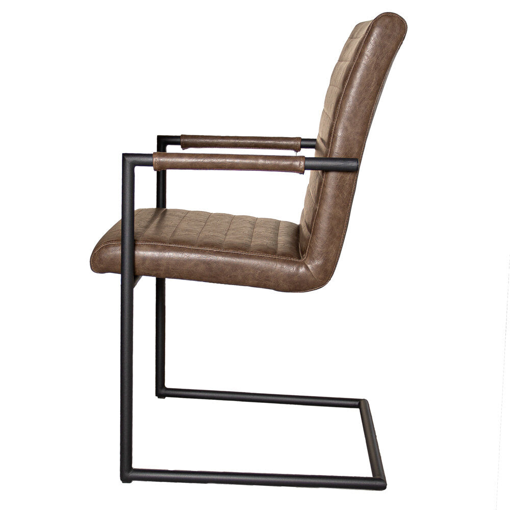 Eetkamerstoel Bars taupe new PU