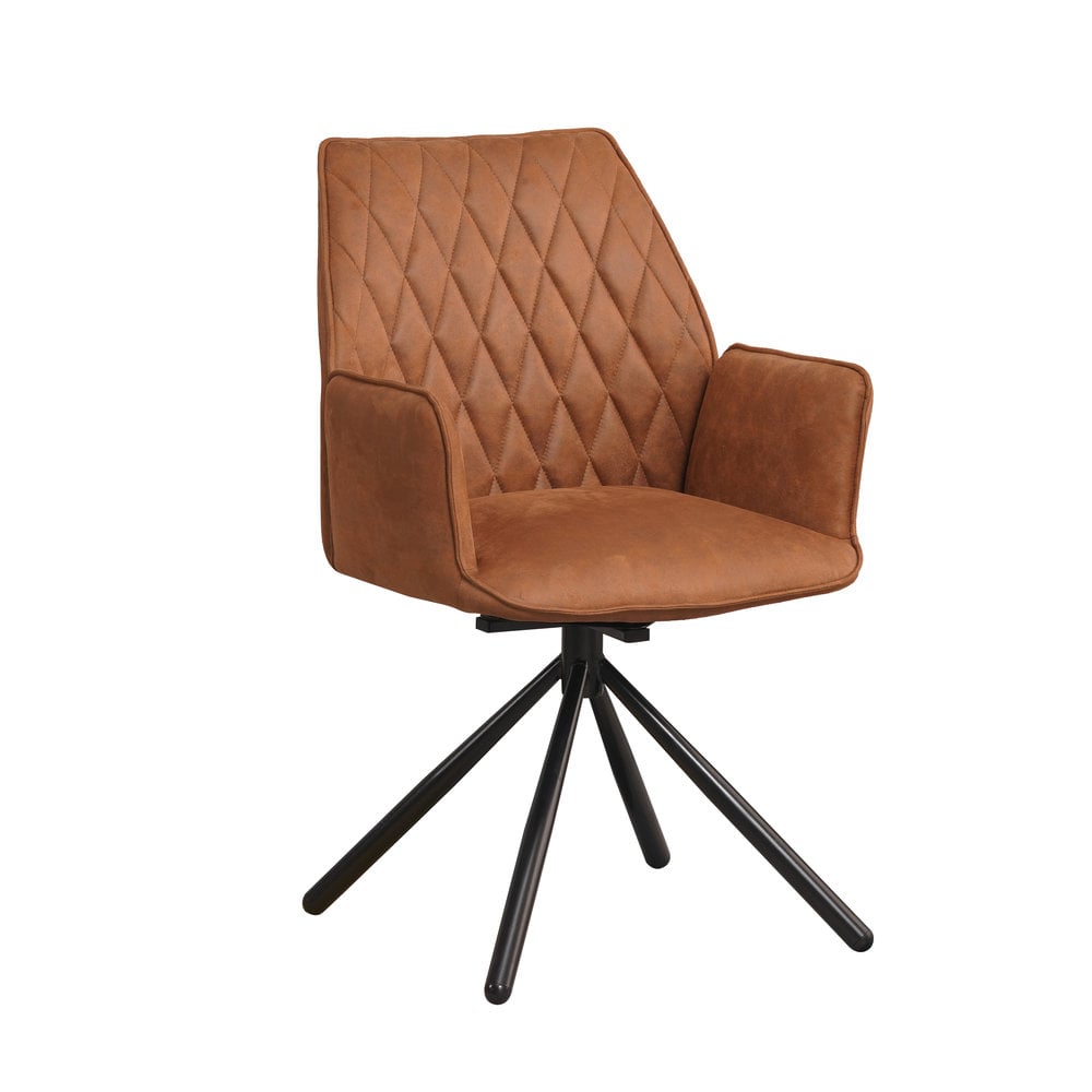 Eetkamerstoel Donny cognac