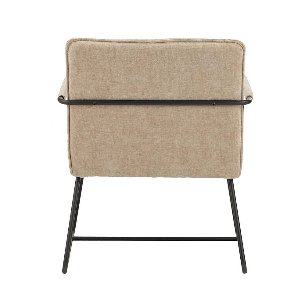 Fauteuil Bilbao beige chenille