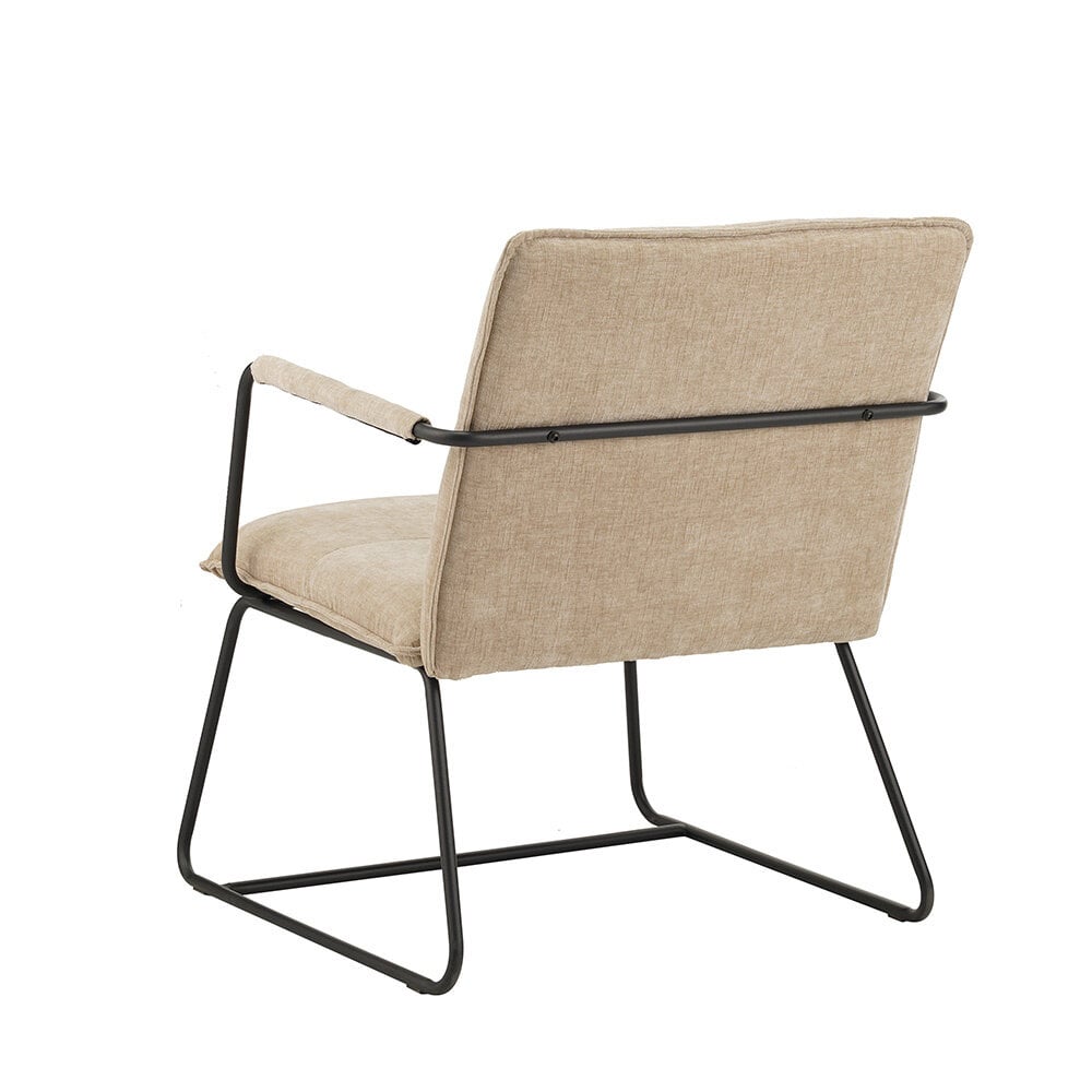 Fauteuil Bilbao beige chenille