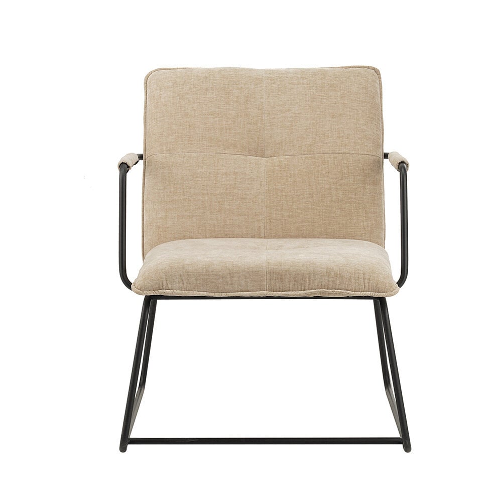 Fauteuil Bilbao beige chenille
