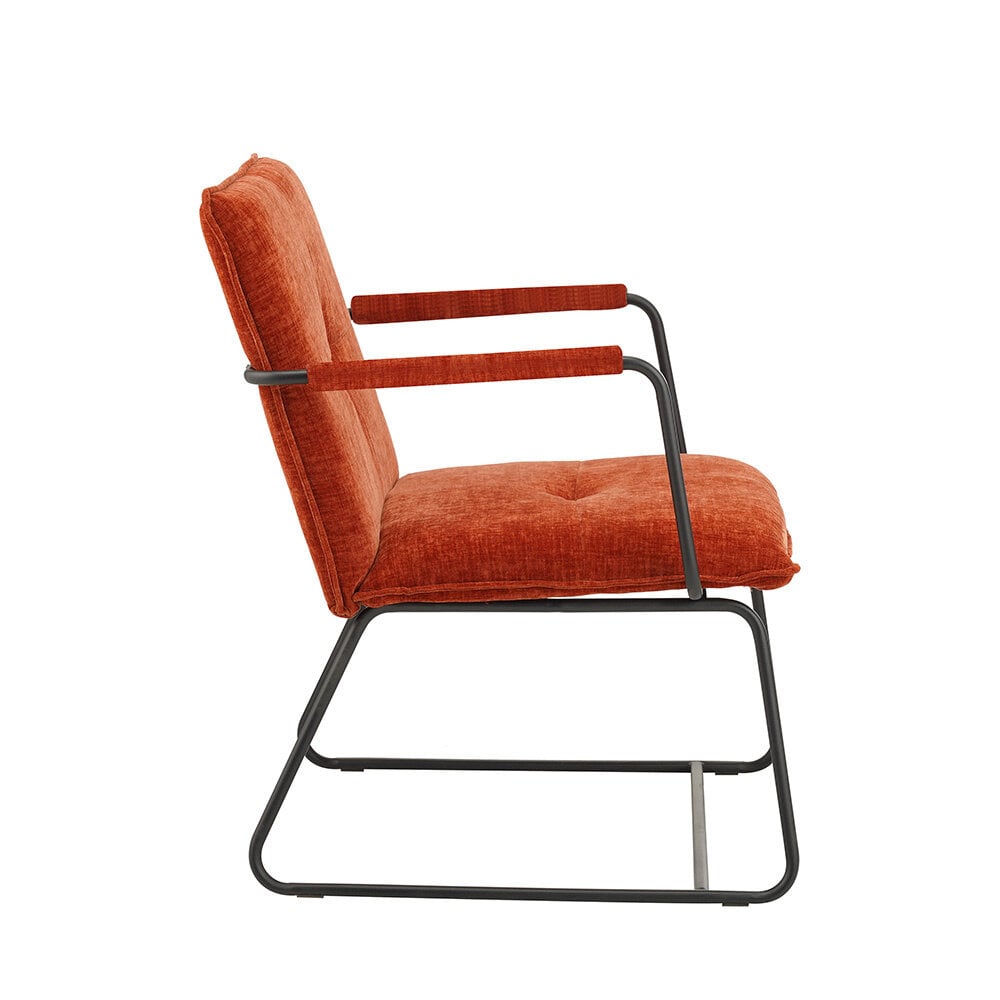 Fauteuil Bilbao koper chenille