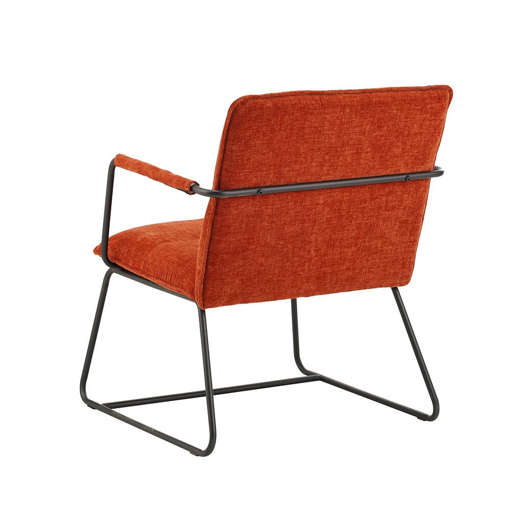 Fauteuil Bilbao koper chenille