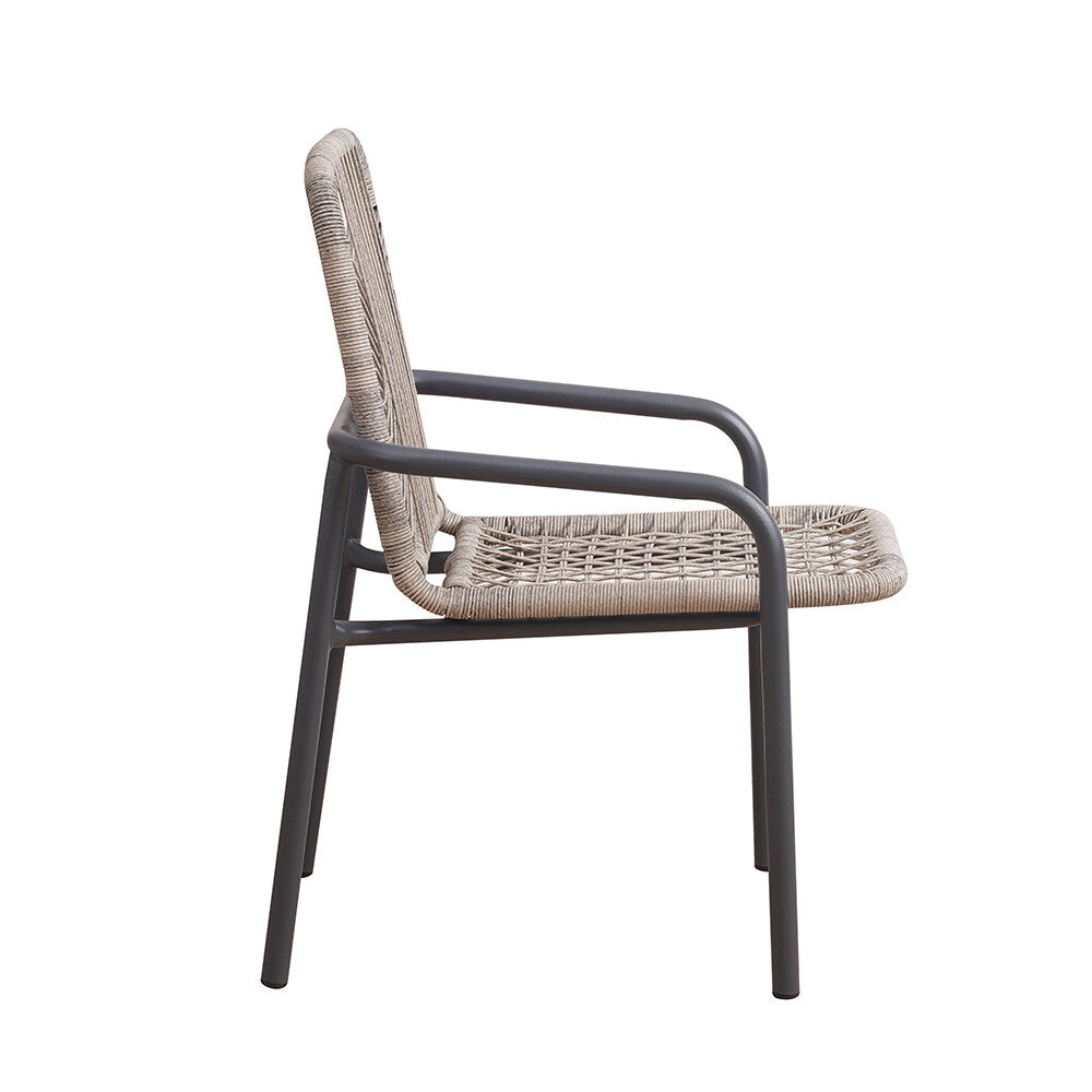 Helmond outdoor dining chair grey