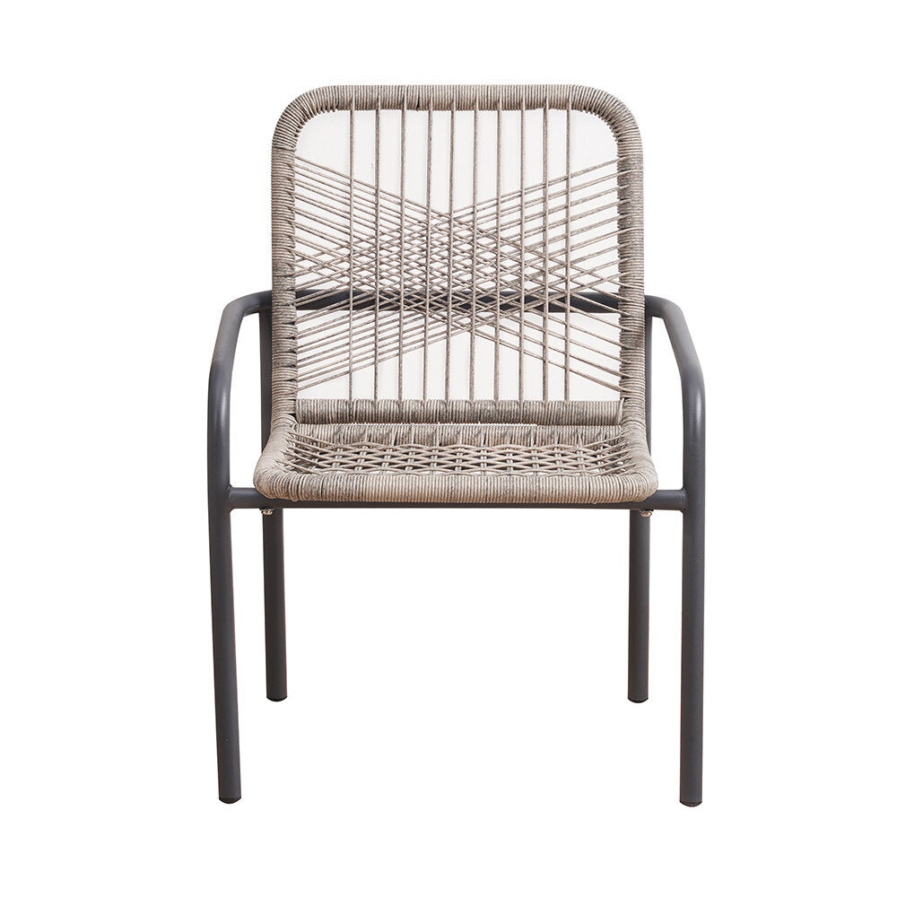 Helmond outdoor dining chair grey