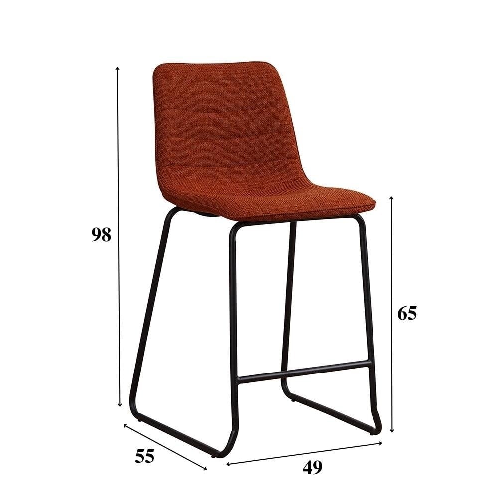 Limmen barstool Terracotta