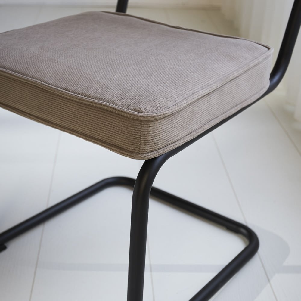 Rib chair grey