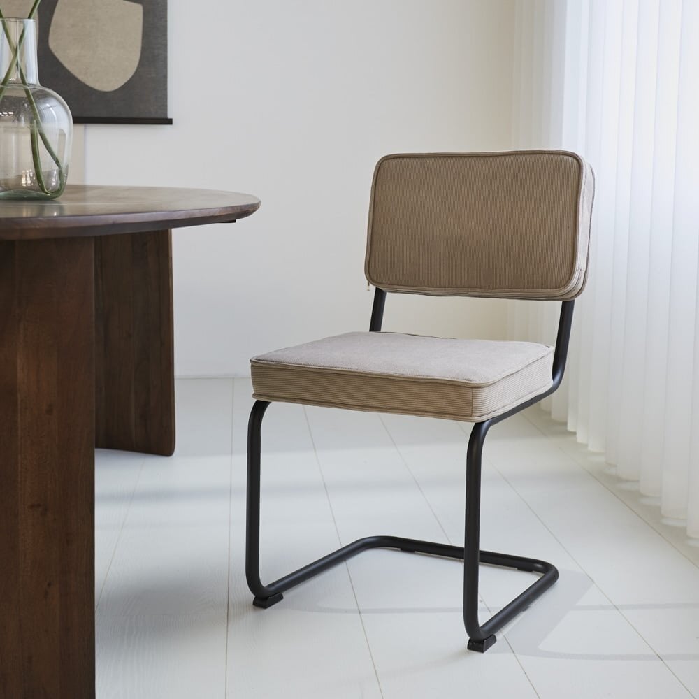 Rib chair grey