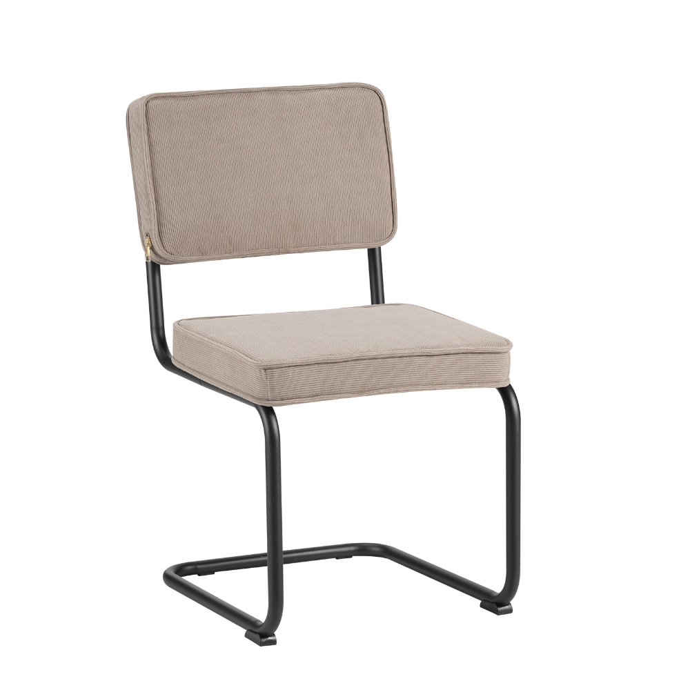 Rib chair grey
