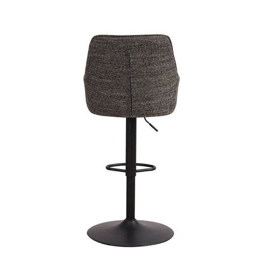 Donny barkruk Dark Grey chenille