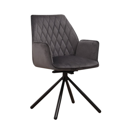 Donny velvet Anthracite