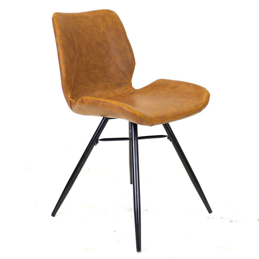 Eetkamerstoel Barron cognac new PU