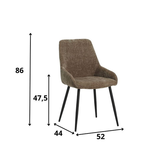 Eetkamerstoel Cannes taupe