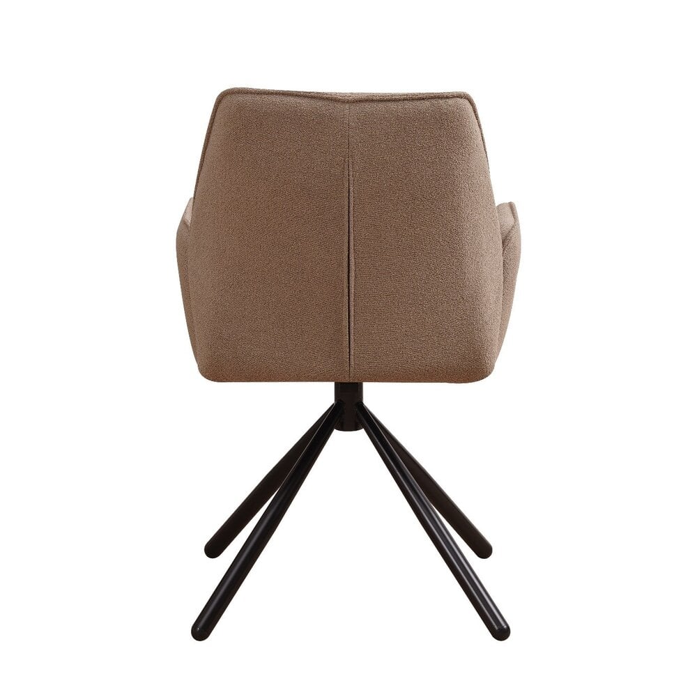Eetkamerstoel Reims bouclé taupe