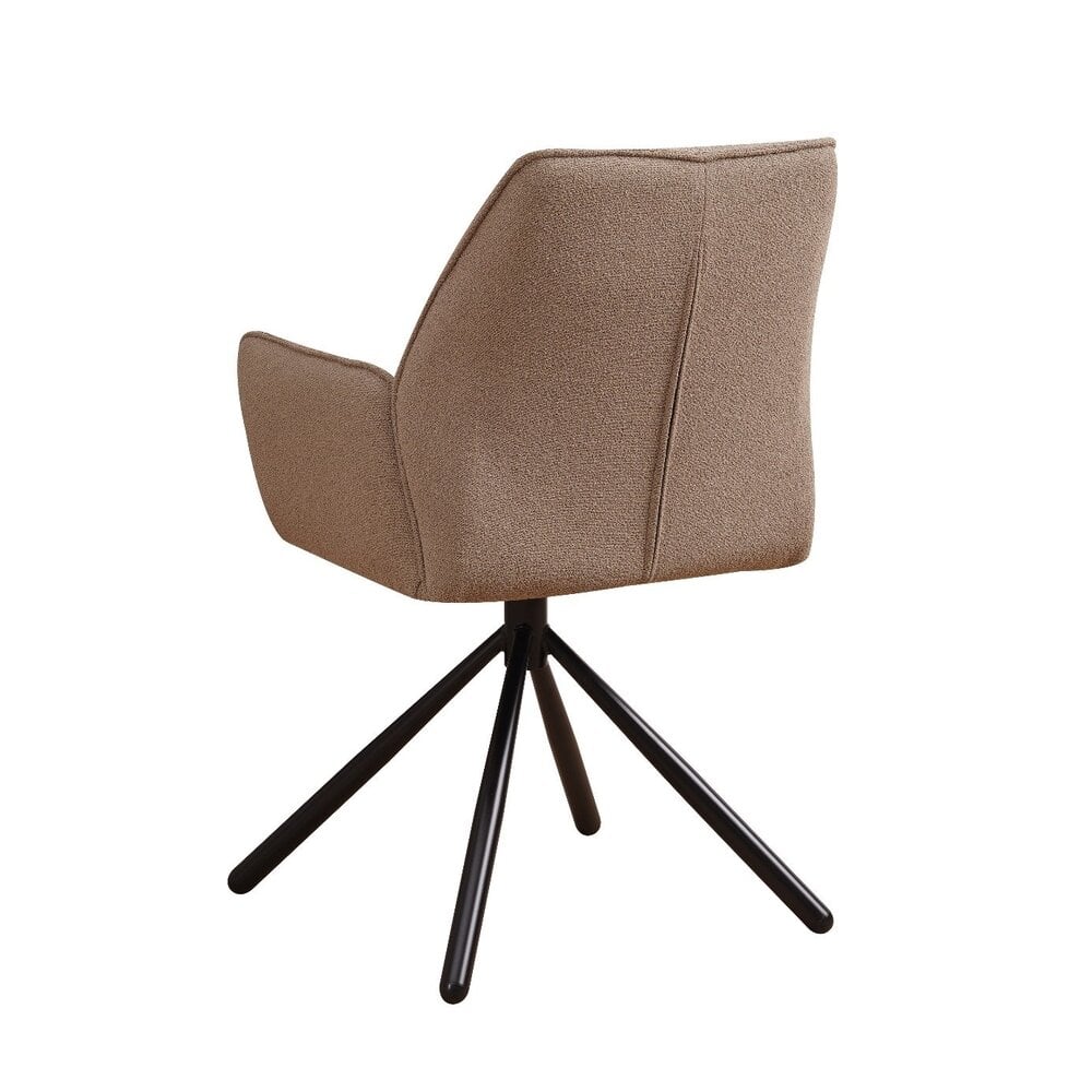 Eetkamerstoel Reims bouclé taupe