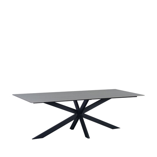 Eettafel Floris 230x100 cm marmerlook grijs
