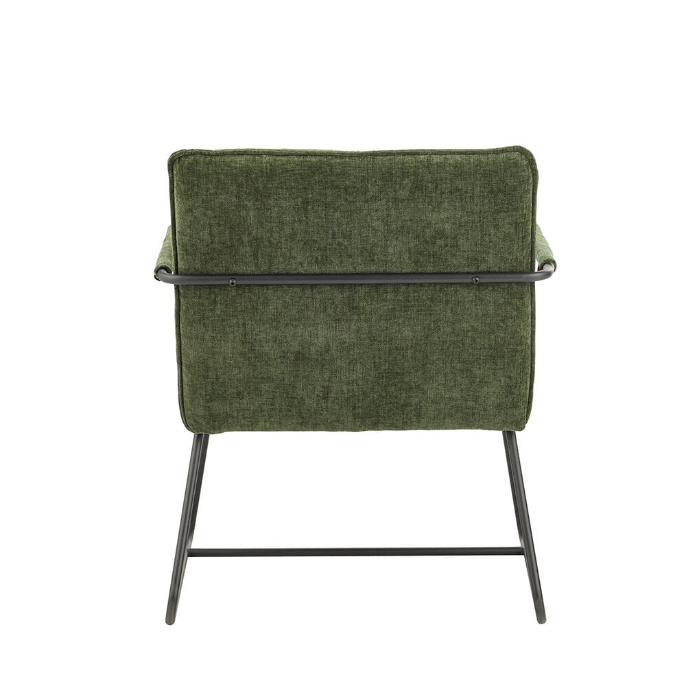 Fauteuil Bilbao donkergroen chenille