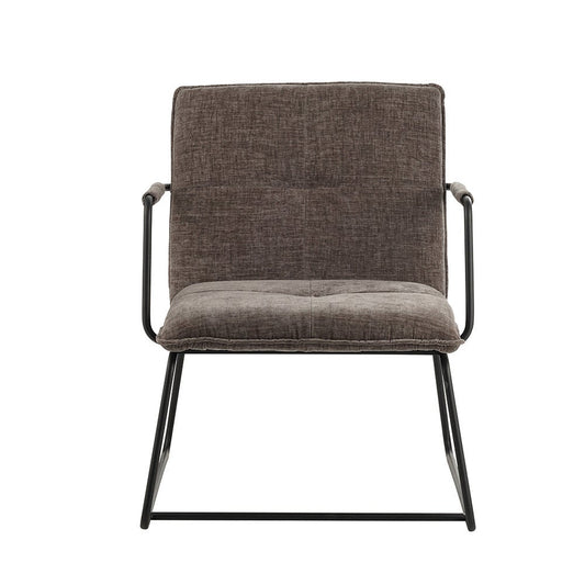 Fauteuil Bilbao grijs chenille