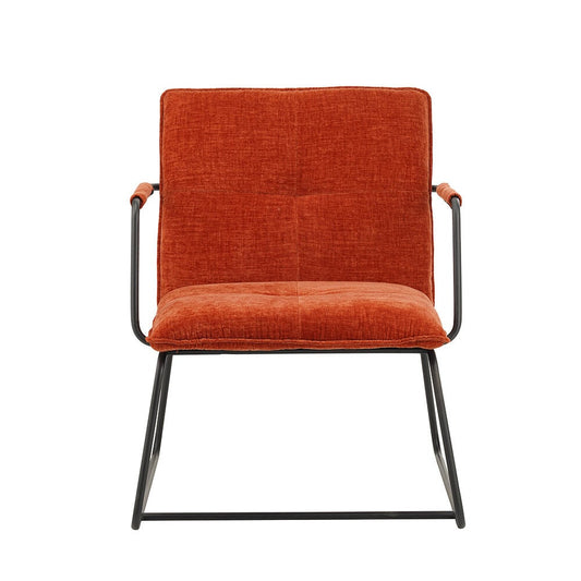 Fauteuil Bilbao koper chenille
