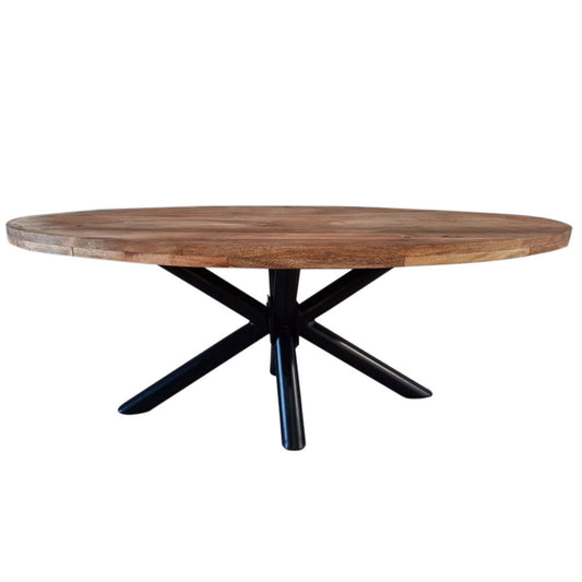 Industrial Dining Oval 240x110