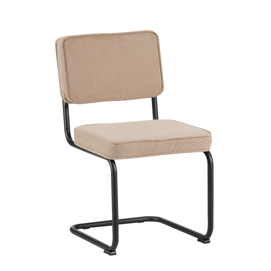 Rib chair brown