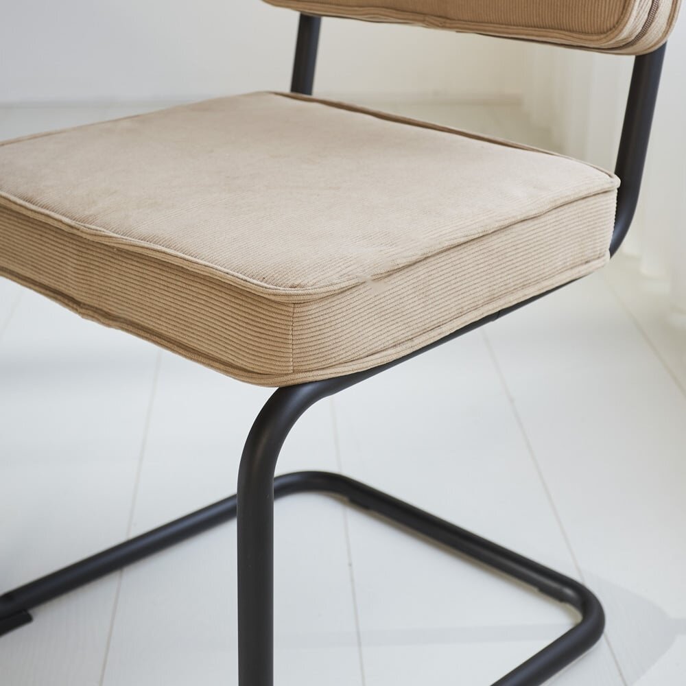 Rib chair brown