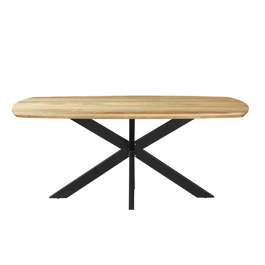 Wenen oak Danish oval dining table 180x100 cm