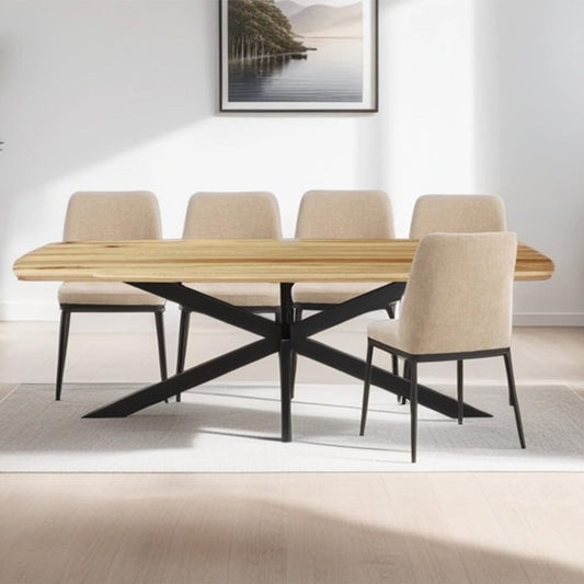 Wenen oak Danish oval dining table 240x110 cm